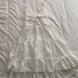 white sun dress